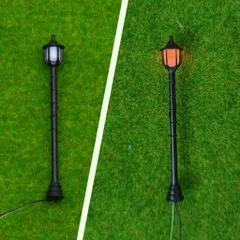 💡 Đèn đường mini trang trí tiểu cảnh – Đèn mô hình sân vườn kích thước 6,5cm