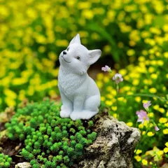 🦊 Mô hình cáo mini trang trí – dễ thương, tinh tế cho không gian sống kích thước 11.5*8cm