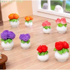 Mô Hình Chậu Hoa Mini Trang Trí Tiểu Cảnh – kích thước 3.2*2.6 cm