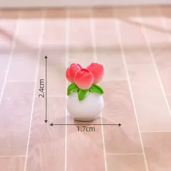 Mô Hình Chậu Hoa Mini Trang Trí Tiểu Cảnh – kích thước 3.2*2.6 cm
