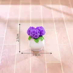 Mô Hình Chậu Hoa Mini Trang Trí Tiểu Cảnh – kích thước 3.2*2.6 cm