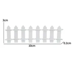 🌈 combo 2 hàng Rào Mini Trang Trí Tiểu Cảnh – Hàng Rào Gỗ Mini Decor Chậu Cây, Terrarium kích thước 10*3cm