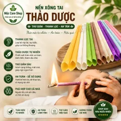 Nến xông tai - Nến xông tai thư giãn 100 chiếc ( Hương thơm dịu nhẹ)