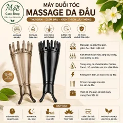 Lược gội đầu sừng, lược massage đầu dưỡng sinh thúc đẩy mọc tóc, làm sạch da đầu -mc