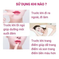Son Dưỡng Môi Bioaqua Lip Balm Chăm Sóc Phục Hồi Môi, Dưỡng Ẩm Chống Nứt Nẻ Mô Hàng chauanr spai