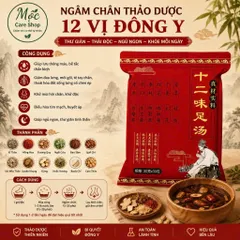 Thảo Dược Ngâm Chân, Thảo Mộc Ngâm Chân Khử Mùi Hôi, Lưu Thông Khí Huyết Giúp thư giãn, Bịch 30 gói thiên nhiên lớn -