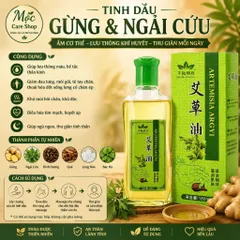 Tinh dầu gừng-Tinh dầu ngải dung tích 180ml. Tinh dầu massage thư giãn tại nhà thư giãn