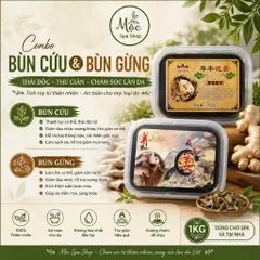Bùn Ngải Cứu Bùn Gừng Nóng 1KG  Bùn Quấn Nóng Giảm Dưỡng Sinh, Chăm Sóc Cơ Thể