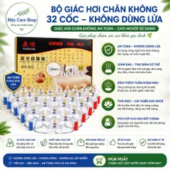 ộ giác hơi chân không 32 Ly  bộ giác hơi không dùng lửa hỗ trợ đau lưng nhức mỏi.