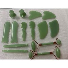 [Tách lẻ] Bộ ngọc cạo gió dưỡng sinh 7 món bằng nhựa. Dụng cụ cạo gió ấn huyệt massage