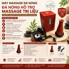 Máy Đá Nóng Massage Điện, Đả Thông Kinh Lạc, Máy Chỉnh Nhiệt Độ, Dùng Cho Spa Dưỡng Sinh Đông Y