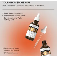 [MỸ] Serum Vitamin C Advanced Clinicals 52ml giúp làm sáng và cải thiện tình trạng da không đều màu.
