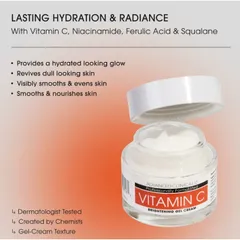 [MỸ] Gel-Kem dưỡng da mặt Vitamin C Advanced Clinicals 52ml làm sáng da xỉn màu, không đều màu đồng thời cung cấp độ ẩm