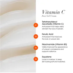 [MỸ] Gel-Kem dưỡng da mặt Vitamin C Advanced Clinicals 52ml làm sáng da xỉn màu, không đều màu đồng thời cung cấp độ ẩm