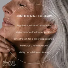 [MỸ] Tinh chất dưỡng mắt 5-in-1 Multi-Correcting Eye Advanced Clinicals 59ml giúp giảm nếp nhăn, quầng thâm và bọng mắt