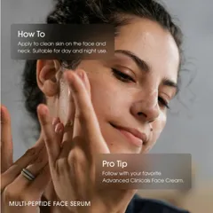 [MỸ] Serum Multi-Peptide Advanced Clinicals 52ml Giúp nâng cơ và làm mịn da rõ rệt, mang lại vẻ ngoài săn chắc hơn.