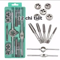 Bộ tạo ren 12 chi tiết /20 chi tiết/40 chi tiết hợp kim siêu cứng(đủ ren trong ren ngoài)