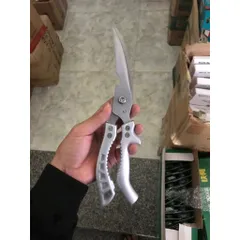 Kéo Cắt Gà Cắt vịt Không Gỉ, Kéo Thép Không Gỉ Cắt Xương, Kẹp Càng Cua, Cao Cấp Siêu Bền