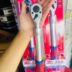 Cần Siết Tự Động 1/2 Inch NKTOP  (có thể kéo dài)  30-44cm Cán Bọc Cao Su CR-V Tay Vặn Tăng Lực Chuyên Nghiệp