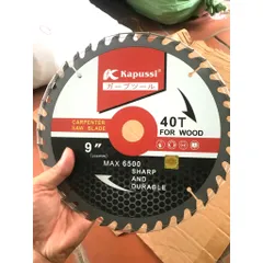 Lưỡi Cưa Gỗ Hợp Kim 40 Răng Kapussi có size 180/230/250/300/350 - Lưỡi Cắt Gỗ Sắc Bén, Bền Bỉ, Tốc Độ