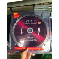 Lưỡi Cắt Gạch, Lưỡi Cắt Chah 150,180,230 250,300/350mm chuyên cắt Gạch, cắt Bê Tông Chất Lượng Cao, hàng chuẩn