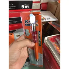 Dao cắt kính Nhật Kapusi JAPAN cán hợp kim cao cấp, bút cắt kiếng siêu sắc cấp dầu tự động, đầu dao xoay 360 độ