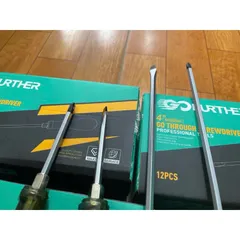 COMBO 6 Tô Vít Đóng GoFuther Gồm 3 Tô Vít Dẹt Và 3 Tô Vít Nhọn Đầu Có Từ