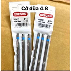 dũa OREGON dũa cưa xích hàng loại 1. đủ cỡ 4mm/4.8mm/5.5mm