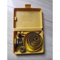 Mũi khoét lỗ tròn gỗ thạch cao khoan khoét trần cao cấp 16 chi tiết