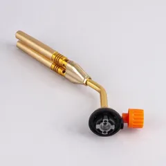 Khò Gas mini 2 đầu, Khò ga 2 nòng bằng thép không rỉ mạ đồng .