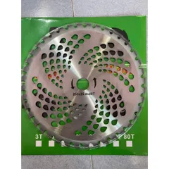 Lưỡi máy phát cỏ 255mm 40T lưỡi cắt cỏ tròn hợp kim cao cấp chất liệu bền vững
