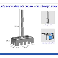 Mũi đục ổ điện ầm tường thép hợp kim siêu cứng