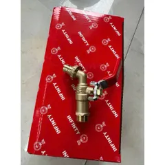 Vòi Đồng INFINTY, Tay Gạt Xả Nước Xoay 90 Độ Khóa Chặn Nước Lõi Đồng Phi 21