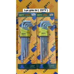 Bộ 9 Lục Giác Yeti Đầu Bi & HOA THỊ  Vanadium Chịu Lực Tốt