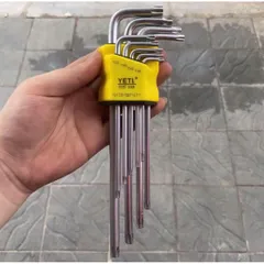 Bộ 9 Lục Giác Yeti Đầu Bi & HOA THỊ  Vanadium Chịu Lực Tốt