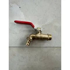 Vòi Đồng INFINTY, Tay Gạt Xả Nước Xoay 90 Độ Khóa Chặn Nước Lõi Đồng Phi 21