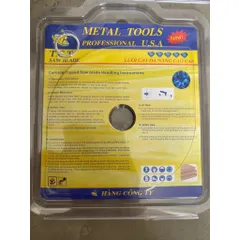 LƯỠI CƯA GỖ CAO CẤP loại 1 nhà  Metal Tools. lưỡi cưa hợp kim T.C.T (Tungsten Carbide Tipped)