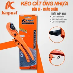 KÉO CẮT ỐNG NHỰA KAPUSI K-0080 – CẮT PVC, PPR, PE, PU ĐƯỜNG KÍNH 32MM