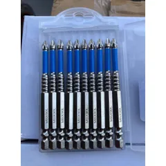 . Hộp 10 đầu vít chống trượt MB Tool  đầu vít 4 cạnh đủ mã 50mm, 65mm, 90mm 150mm hàng chính hãng -