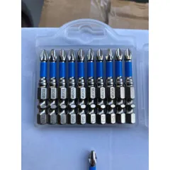 . Hộp 10 đầu vít chống trượt MB Tool  đầu vít 4 cạnh đủ mã 50mm, 65mm, 90mm 150mm hàng chính hãng -
