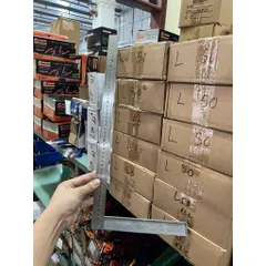 Thước Vuông Góc Inox 45 Độ Đa Năng – Thước Ê Ke Cơ Khí Đo Góc Chính Xác, Chống Gỉ Sét