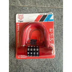 Ổ khoá số, khoá 4 số chữ u Tiger loại cao cấp, an toàn chống trộm, bảo mật cao, có thể thay đổi mật mã