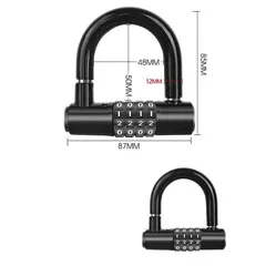 Ổ khoá số, khoá 4 số chữ u Tiger loại cao cấp, an toàn chống trộm, bảo mật cao, có thể thay đổi mật mã