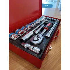 Bộ Tuýp Khẩu 24 Chi Tiết Hệ 1/2 Inch - Chất Liệu Thép CRV - Bộ Dụng Cụ Sửa Chữa Ô Tô, Xe Máy