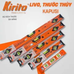 Thước thủy Kapusi cao cấp chính hãng | Thước nivo có nam châm thép CR-V siêu bền, chính xác tuyệt đối, livo cân bằng