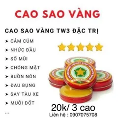 cao sao vàng TW3