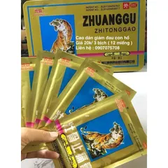 cao dán giảm đau cao con hổ