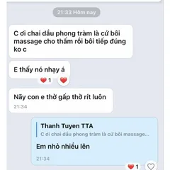dầu massa cho hô hấp