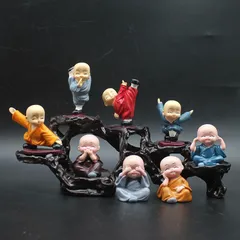 Tượng Chú Tiểu Chibi Thiền Ý – Trang Trí Nhà Cửa, Lối Vào, Kệ Rượu, Văn Phòng