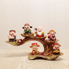 Tượng Thần Tài, Ông Thọ Bà Thọ Mini – Trang Trí Để Bàn, Bánh Kem, Quà Mừng Thọ